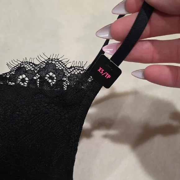 La SENZA Black Lace Baby Doll XS - Picture 4 of 10